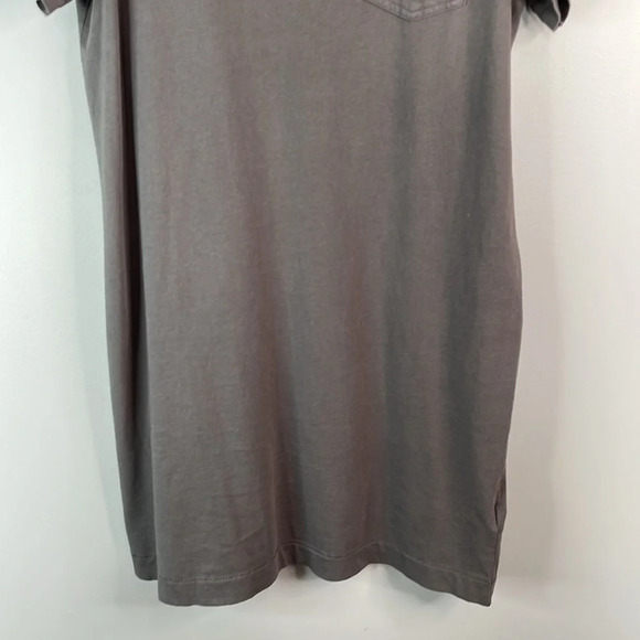 OLD NAVY Panther Grey Vintage Vibe Short Sleeve Pocket T-Shirt Dress Coastal S - Picture 4 of 11